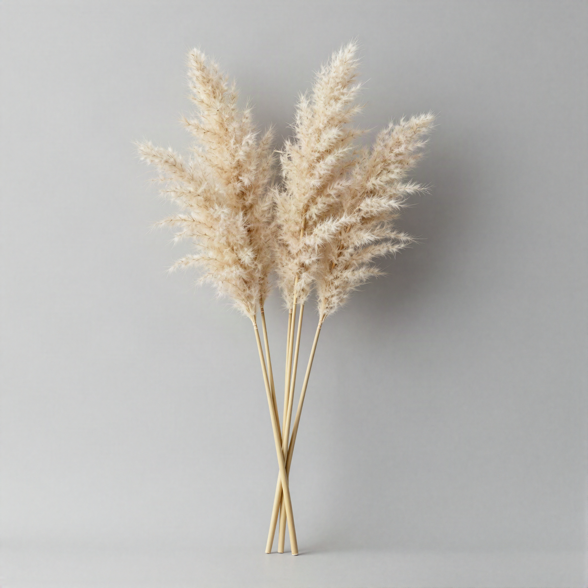Faux Pampas Grass Trio
