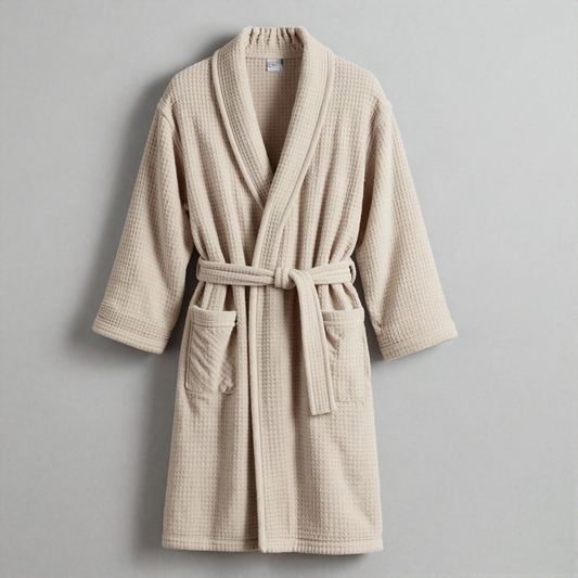 Waffle Cotton Bath Robe
