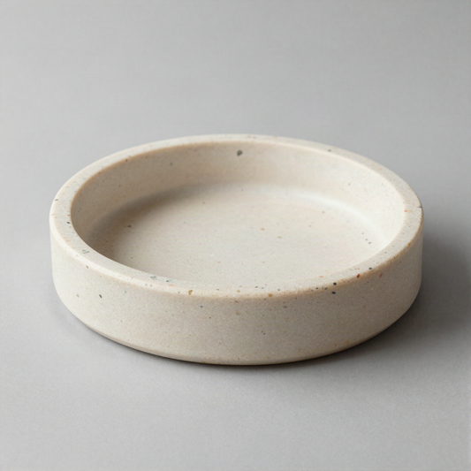 Round Terrazzo Soap Dish