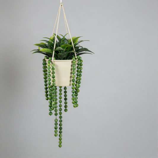 Faux Hanging String-of-Pearls