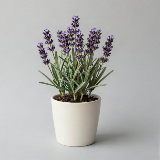 Artificial Lavender in Pot